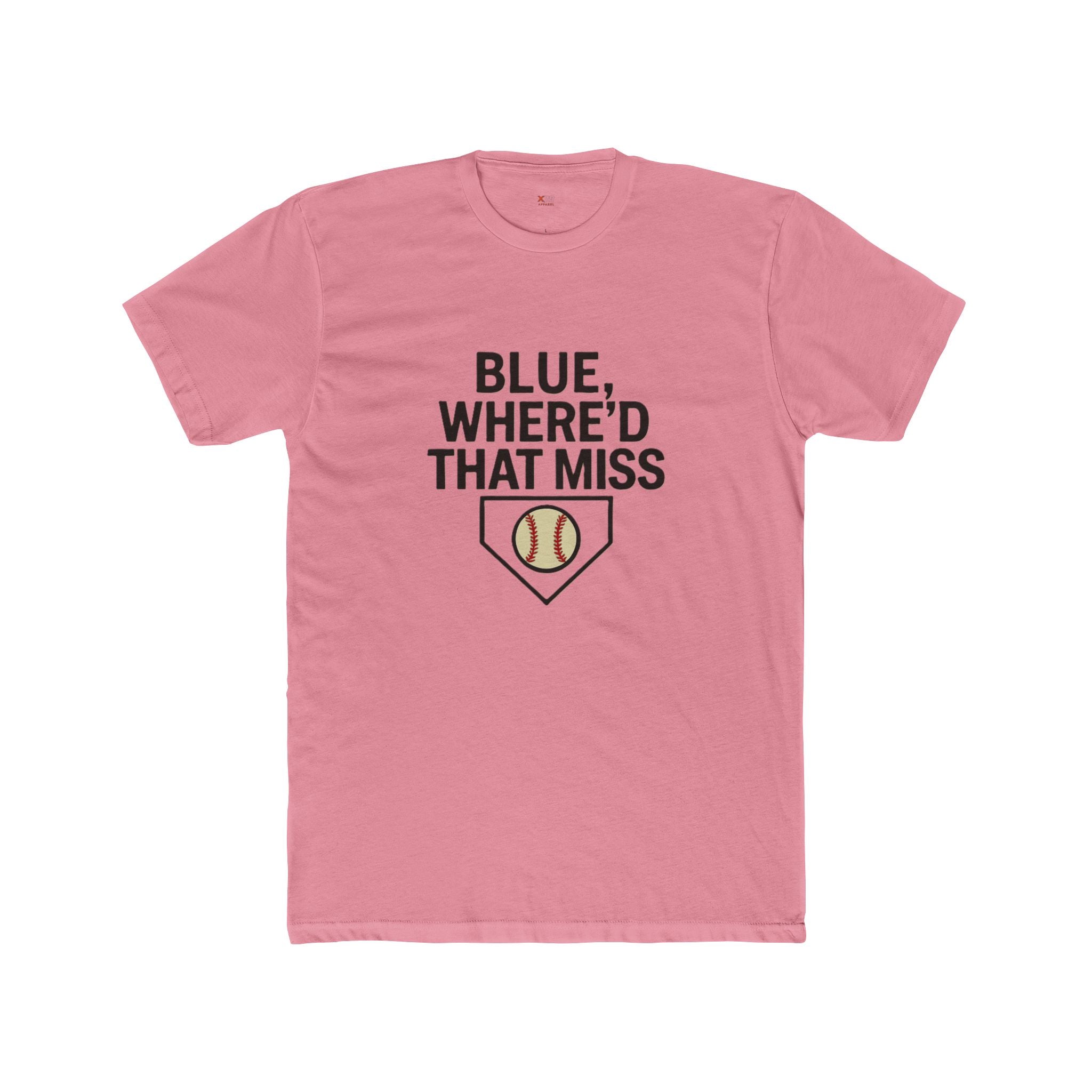 Baseball Humor Unisex Tee - "Blue, Where'd That Miss? Baseball" Shirt for Sports Fans, Gift for Coaches, Funny Tee, Game Day Apparel