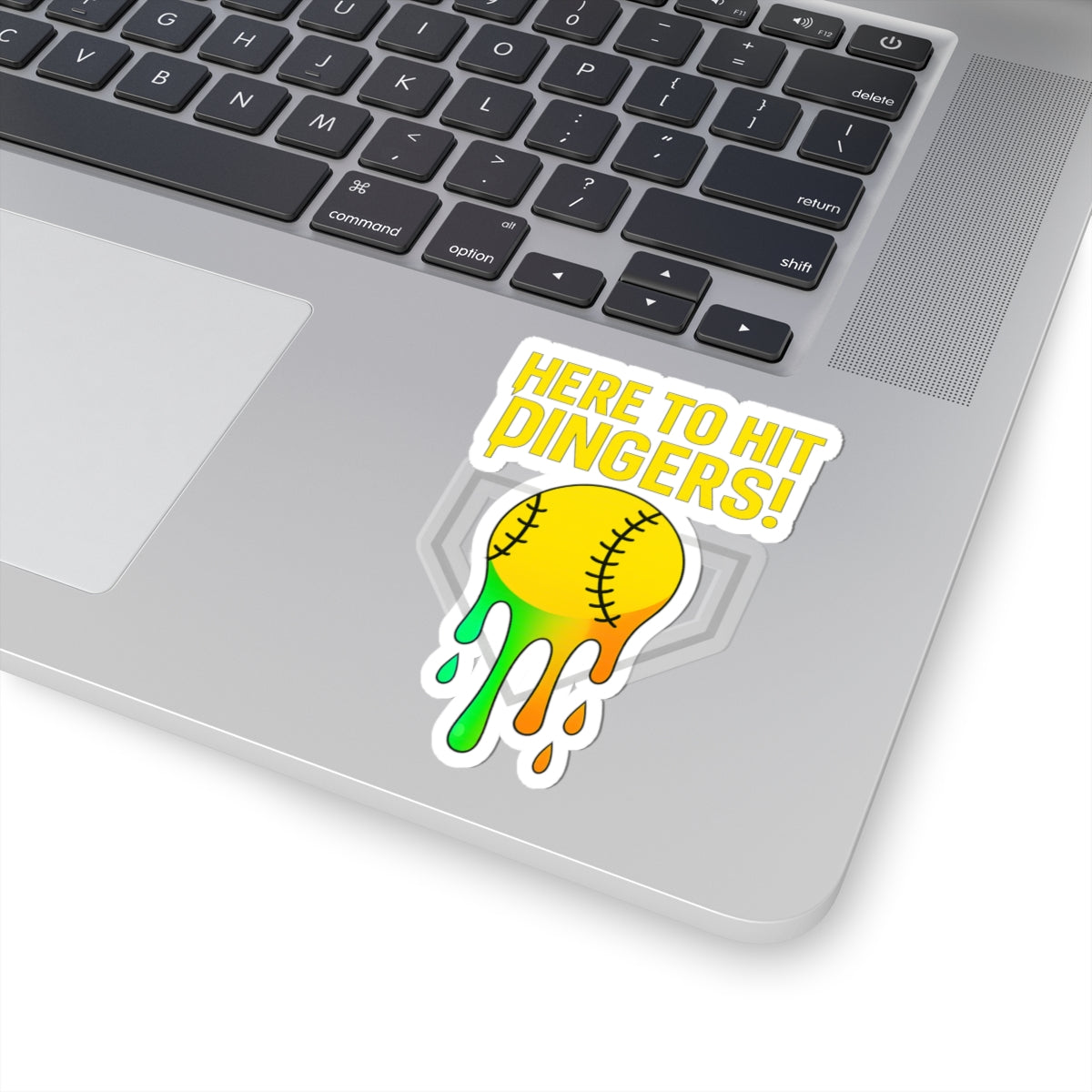 Drippy Here to Hit Dingers Sticker