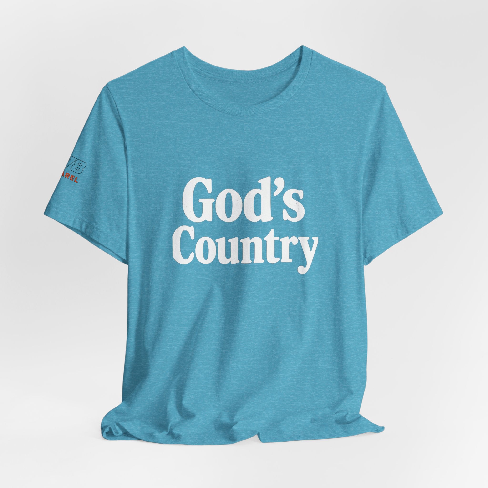 God's Country Tee, Casual Wear, Outdoor Activities, Faith-Based Apparel, Gift for Believers, Summer Wardrobe