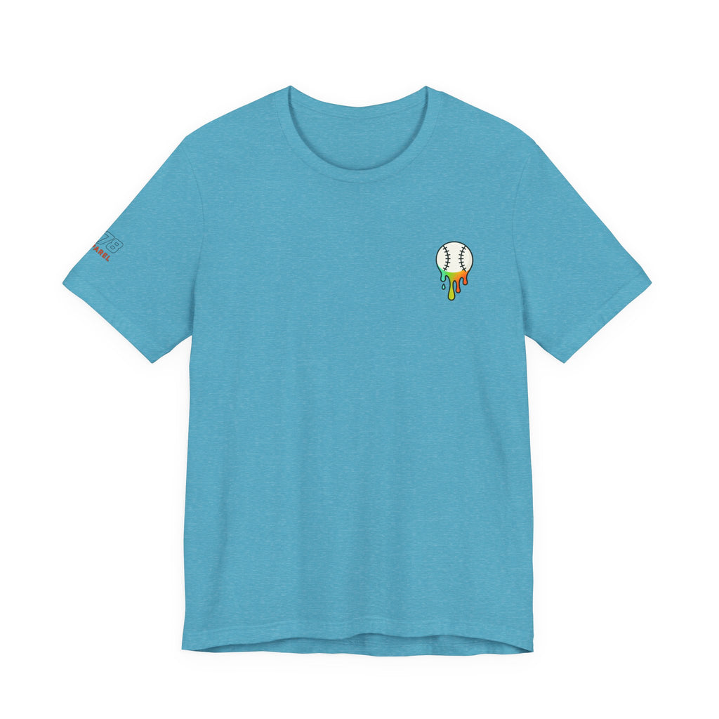 Still a Strike Drippy Baseball Humor Tee, Unisex Short Sleeve Shirt, Sports Apparel, Gift for Athletes, Funny Baseball Shirt, Casual Wear