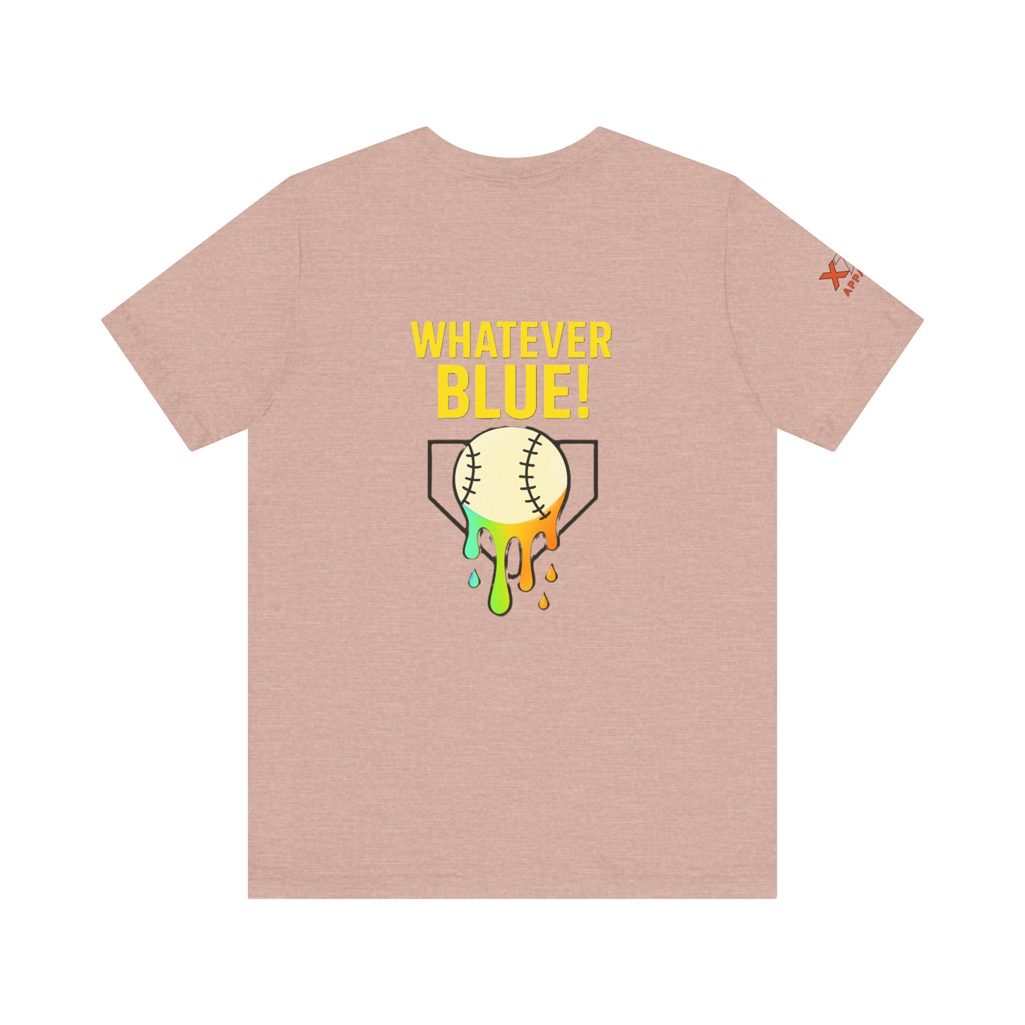 Whatever Blue Drippy Cool Sports Graphic Tee for Casual Wear, Perfect for Gamers and Event Attendees, Ideal Gift for Birthdays, Casual Outings