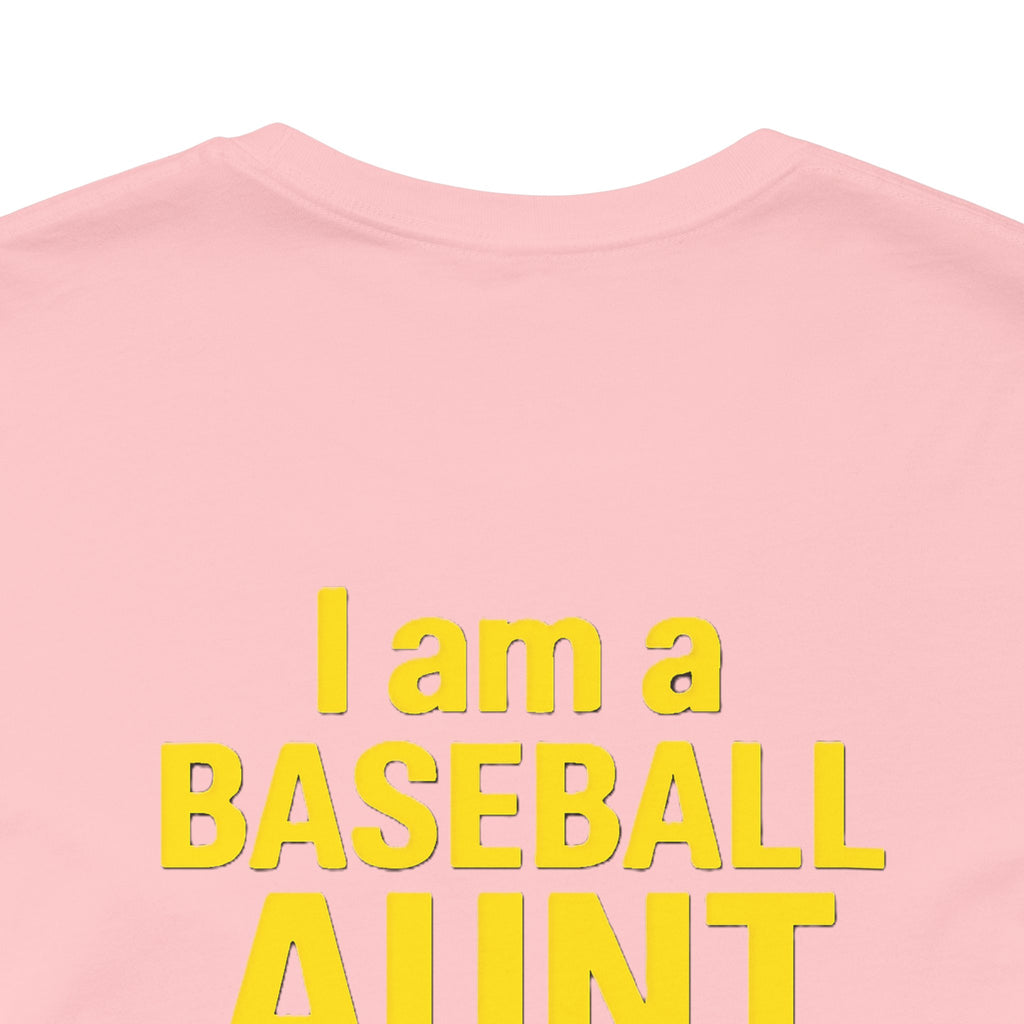 Baseball Aunt Not Heard Drippy Tee, Fun Baseball Shirt, Gifts for Sports Moms, Summer Apparel, Soft Cotton T-Shirt, Game Day Outfit