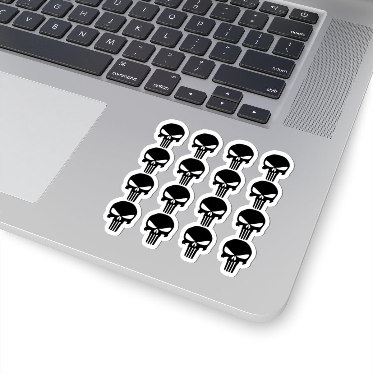 Punisher catchers Stickers, Edgy Laptop Decals, Punk Style Stickers, Halloween Decor, Unique Gift Ideas