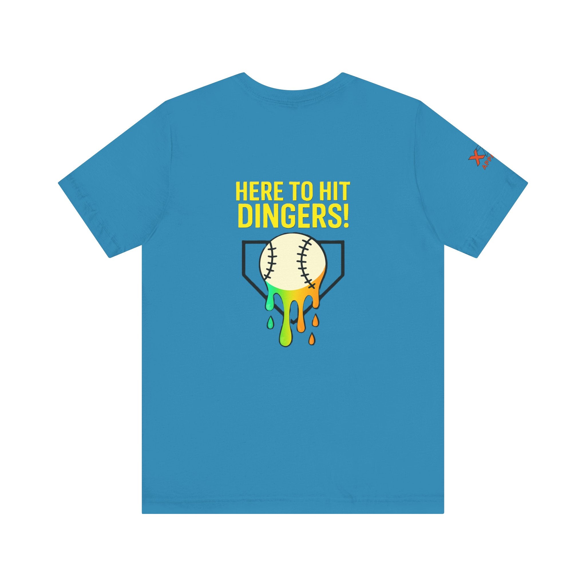 Here to Hit Dingers Unisex Baseball Tee, Perfect Gift for Sports Lovers, Fun Summer Wear, Baseball Party, Casual Outfit