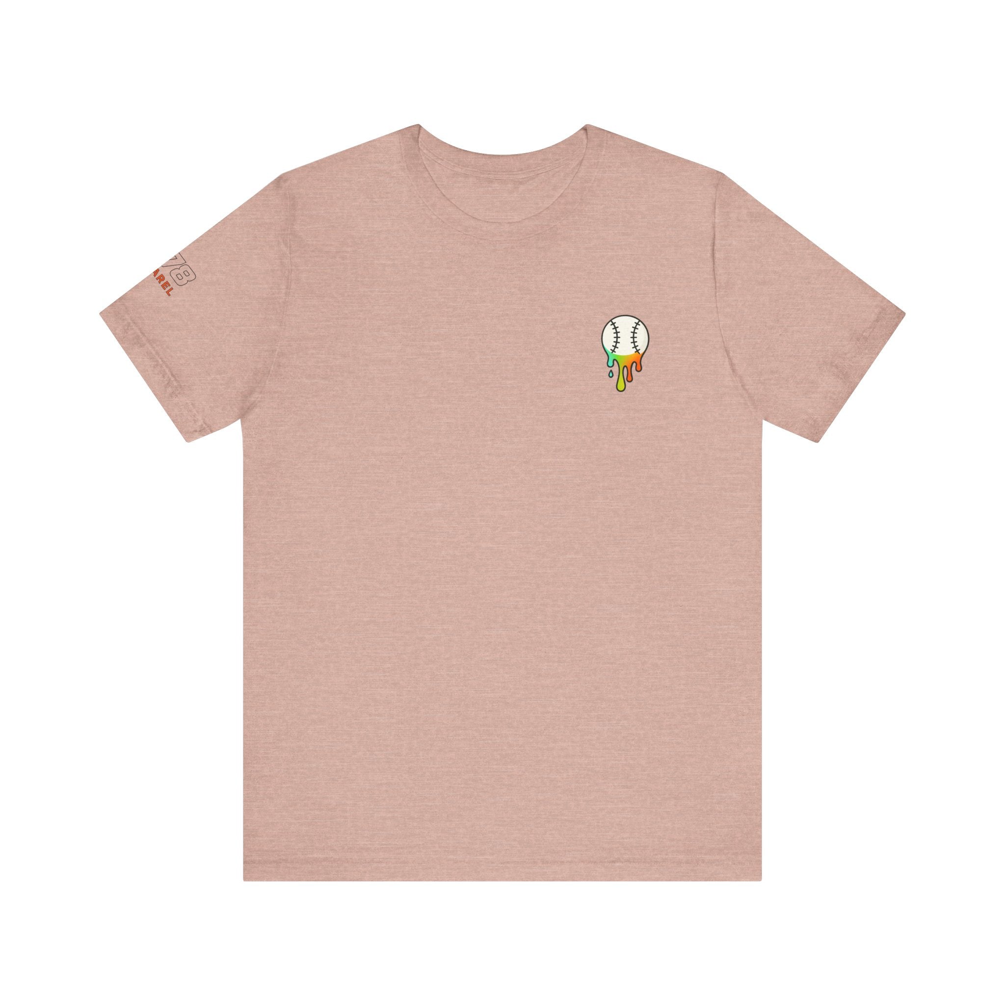Whatever Blue Drippy Colorful Playful Tee for Baseball Lovers, Unique Sports Shirt, Fun Gift for Gamers, Unisex Summer Wear, Casual Tee for All Occasions