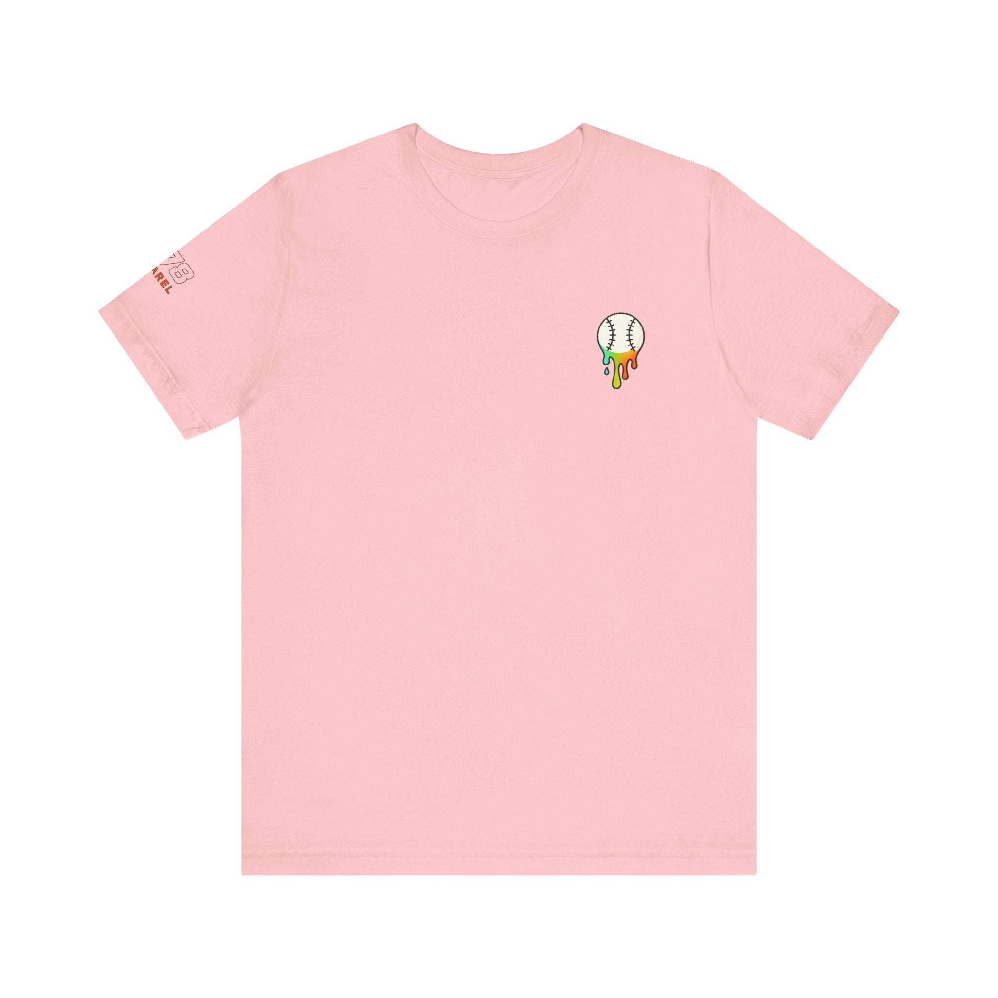 Whatever Blue Drippy Colorful Playful Tee for Baseball Lovers, Unique Sports Shirt, Fun Gift for Gamers, Unisex Summer Wear, Casual Tee for All Occasions