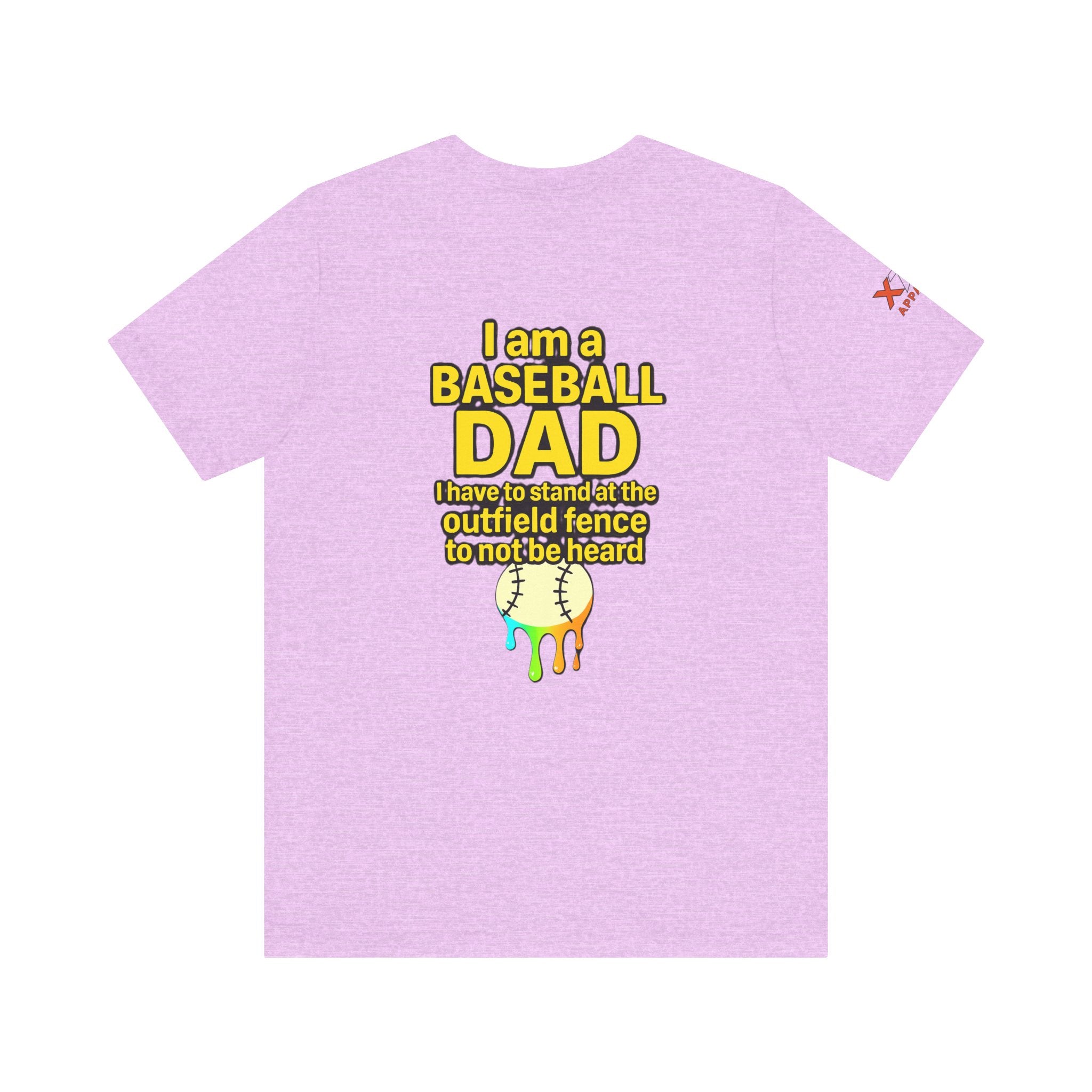 Baseball Dad Not Heard Drippy T-Shirt, Unisex Jersey Tee, Father's Day Gift, Sports Apparel, Outdoor Fun, Parenting Humor Shirt